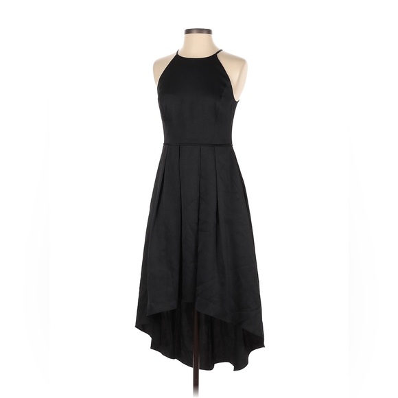 Aidan Aidan Mattox Black High Low dress - Picture 2 of 16